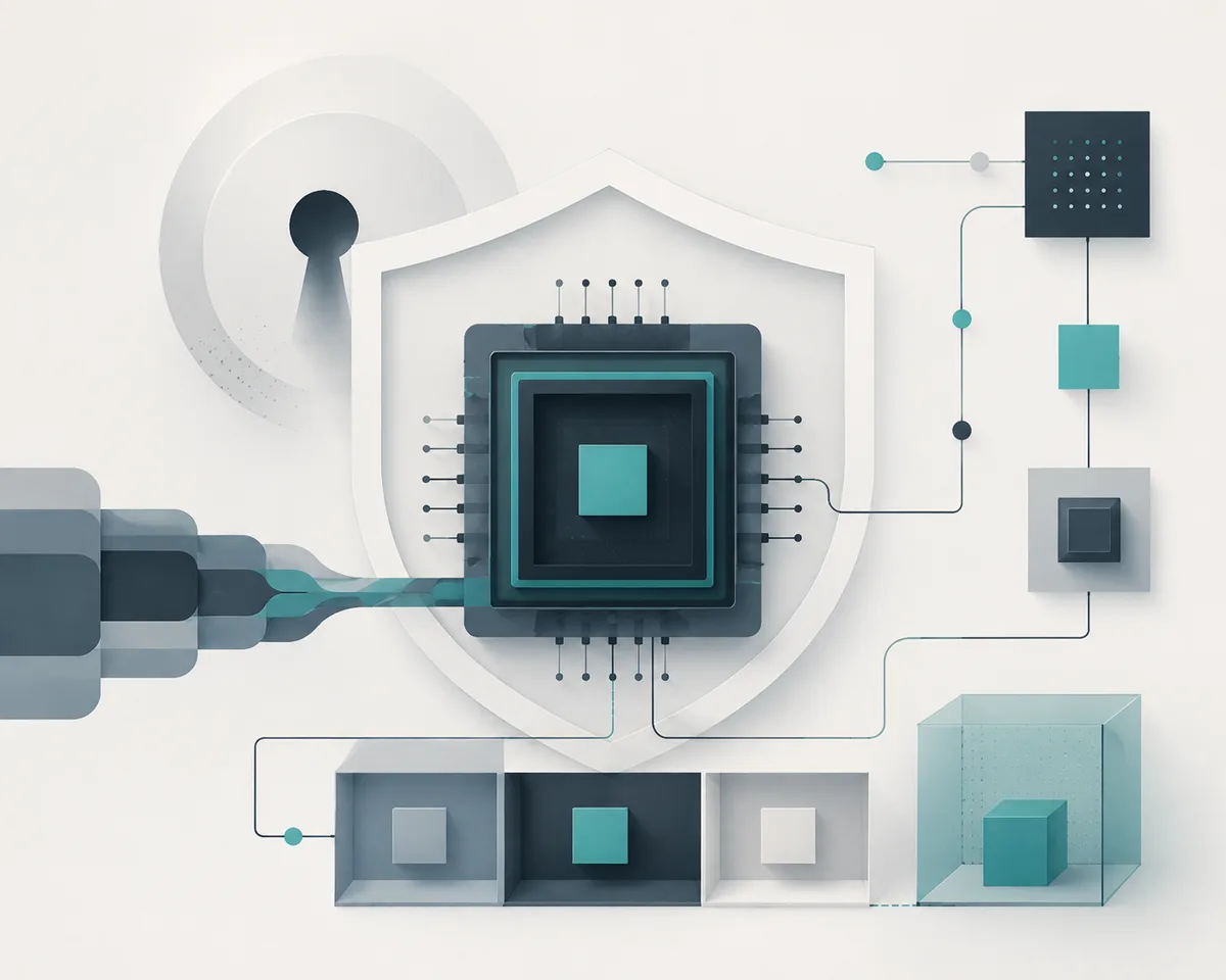 Featured visual representing Hardware-Rooted Remote Attestation in Confidential AI Pipelines: Cryptographic Verification and Microarchitectural Isolation