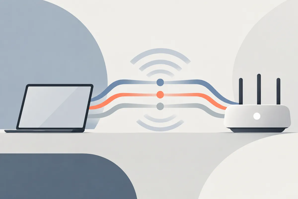 Featured visual representing How Wi-Fi 7 Multi-Link Operation Works in Client Devices